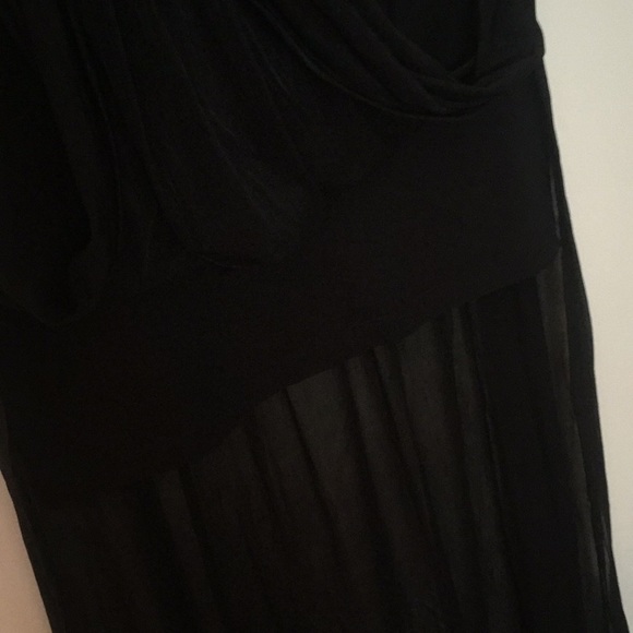H&M Sheer Maxi Skirt, lined mini underneath, sizeS - Picture 3 of 3